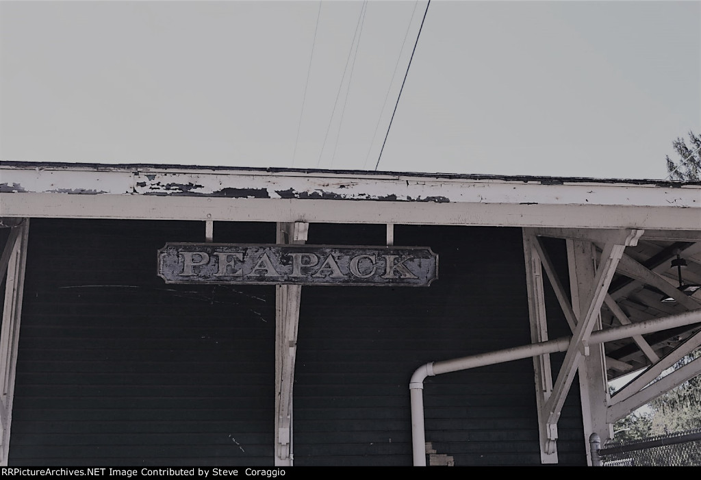 Station Sign in Slate